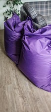 Sitzsack 2 Stück Lila 140cm x 80cm Wie Neu /Bezug ist waschbar / wasserabweisend
