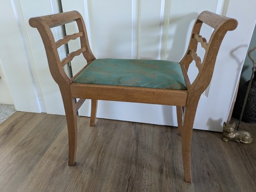 Antik goldelhocker sitzbank - antik,