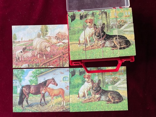 Tierpuzzle würfelpuzzle - tierpuzzle,