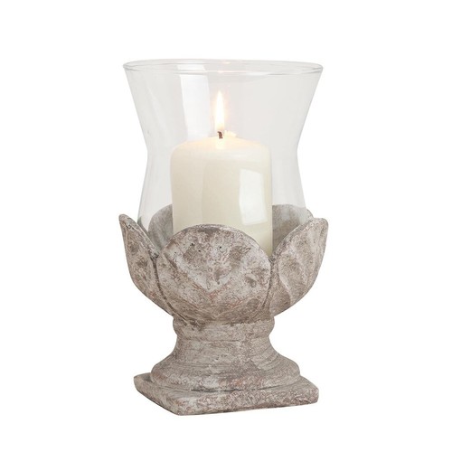 Windlicht blume aus - windlicht,