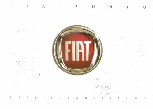 Betriebsanleitung fiat punto - fiat,