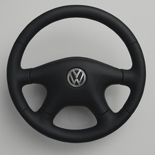 ✅  Lederlenkrad Lenkrad VW Volkswagen Transporter T4 NEU LEDERBEZUG Neu Beziehen