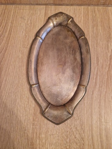 Antikes ovales serviertablett - antikes,