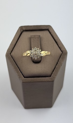 Diamantring gold vintage - diamantring,