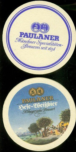 Bierdeckel paulaner münchen - bierdeckel,