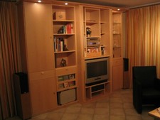 Wohnwand Musterung mit