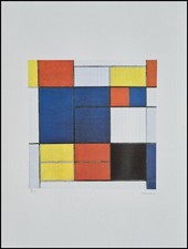 PIET MONDRIAN * Composition C * 65 x 50 cm * signed lithograph *limited # 29/200