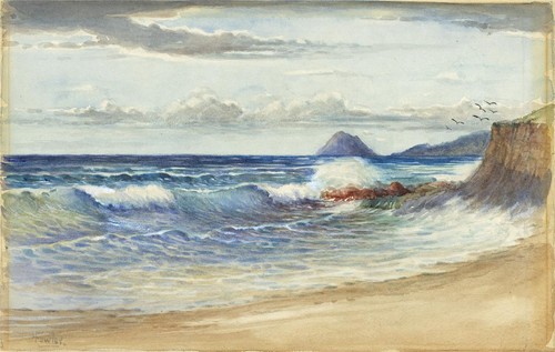 Fowler aquarell gemälde - aquarell,