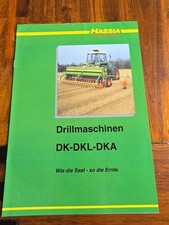 HASSIA Drillmaschinen DKL DKA  Schlepper Prospekt Brochure d