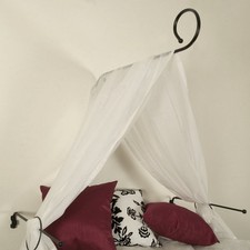 Himmelbett set weiß schwarz - weiß,