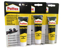 3x PATTEX Kleben statt Bohren 50g Tube Montagekleber Innen & Außen Spezialkleber