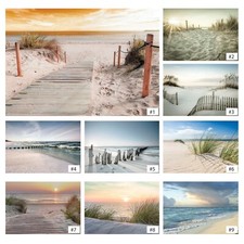 STRAND MEER NORDSEE Vlies Fototapete Tapete Dünen Sand Natur Landschaft Modern