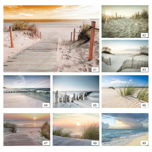 Strand meer nordsee - nordsee, vlies