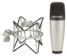 Samson C03 Studiomikrofon Set Kondensatormikrofon Niere Kugel Mikrofonspinne