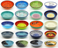 Mediterrane Salatschale mit Reibe Keramik Keramikreibe Schüssel Schale 23cm