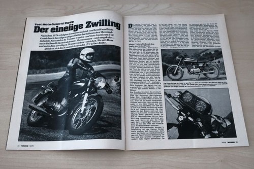 Motorrad 1976 moto guzzi ts - motorrad,