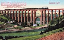 AK Mylau Göltzschtal Brücke Vogtland Sachsen ungelaufen Postkarte