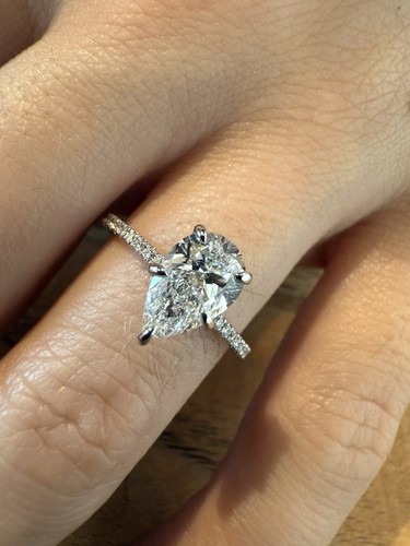 Diamantring pear cut - diamantring,