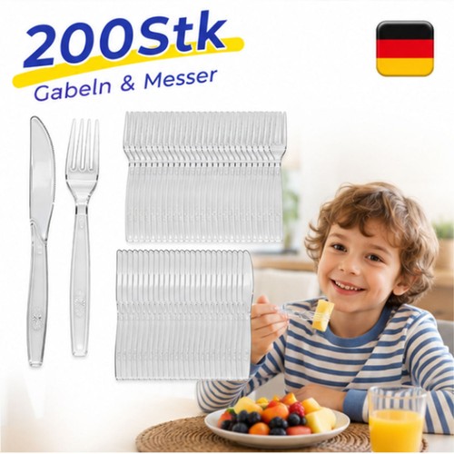 200 tlg mehrweg besteck - mehrweg-besteck, set