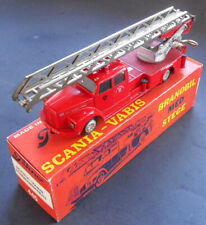 Tekno # 445 Scania Vabis Feuerwehr Leiterwagen - FALCK & ZONEN Brandbil Dänemark