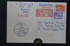 DDR-Postkarte-Doppelkarte  P 88 mit Zufr in D BRD u zurück, portoger. 20.10.87