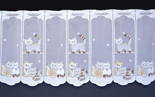 Katzen Scheibengardine Kindergardine in 7 Breiten Kätzchen Küchen Bistrogardine 