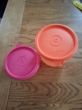 Tupperware Aufbewahrungsdose 1x 550 ml + 1x?? Orange +pink 