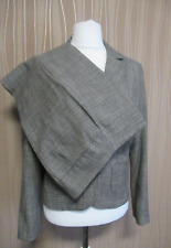 180 101 S.OLIVER  Damen Hosenanzug Hose Gr. 42 Blazer Gr. 40 braun grau meliert