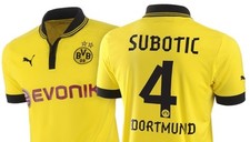 Trikot PUMA Borussia Dortmund 2012-2013 Home - Subotic 4 I Heim BVB