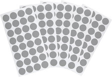 Rubbelaufkleber silber rund - rubbelaufkleber,