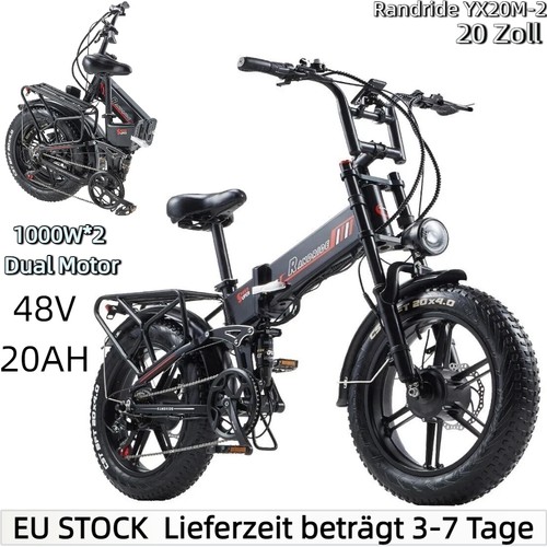 Fatbike elektrofahrrad - 🔥20"fatbike,