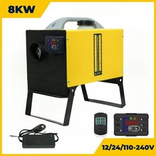 12V 24V 8KW Dieselheizung w/LCD & einziehbarer Sockel Luftheizung garage