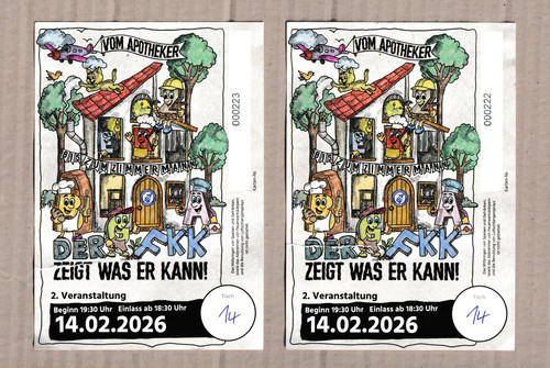 Alte tickets karneval - tickets, __||__
