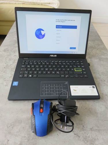 Laptop asus e410m blau - ,