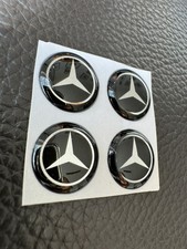 4x 14mm Mercedes Benz Logo