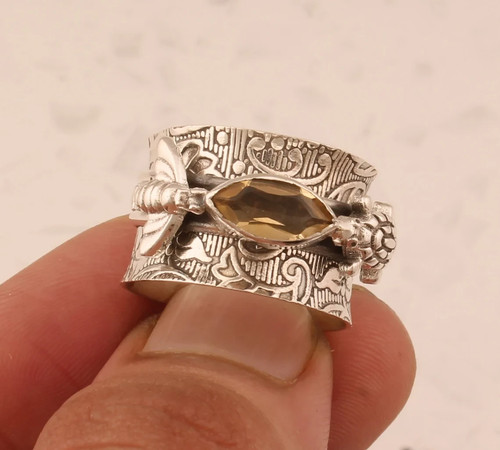 Citrin edelstein 925 sterling - citrin,