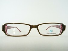 Preiswerte Brillen Brillengestell schmal Damen Kunststoffgestell oliv-khaki Gr/M