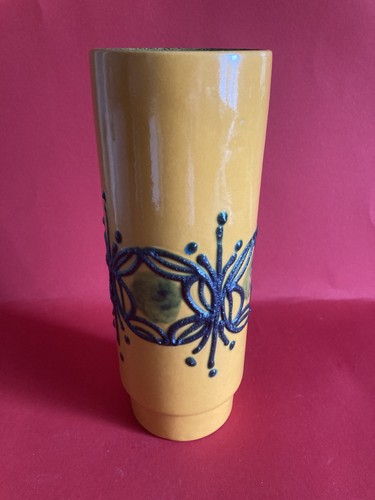 Vase strehla 24cm ddr - strehla, keramik