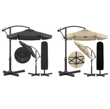 Sonnenschirm Gartenschirm Balkonschirm Terrassenschirm mit Kurbel Groß