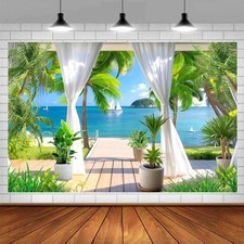 Summer Sea Backdrop Hawaiian