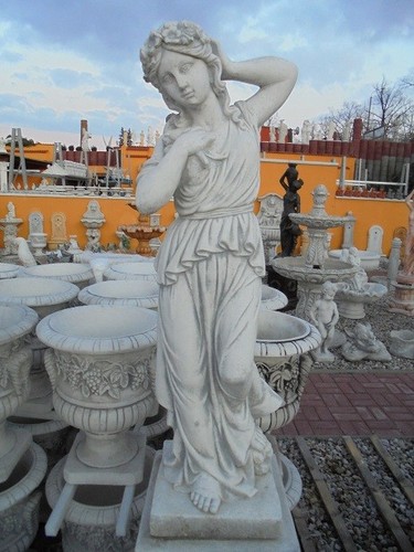 Steinfigur frau mit - steinfigur,