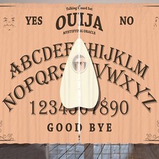 Ouija Brett Rustikale Gardine