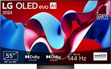 LG OLED evo C4 OLED55C47LA 139,7 cm (55") 4K Ultra HD Smart-TV WLAN Schwarz
