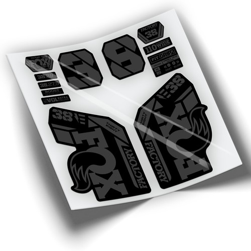 Wp437 gabelaufkleber fox - , 38