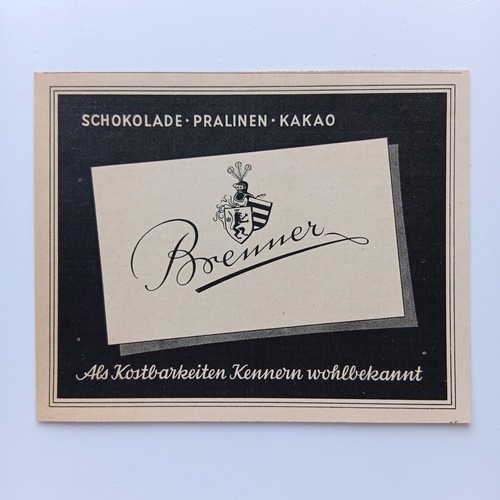 1951 brenner schokoladenfabrik - 1951,