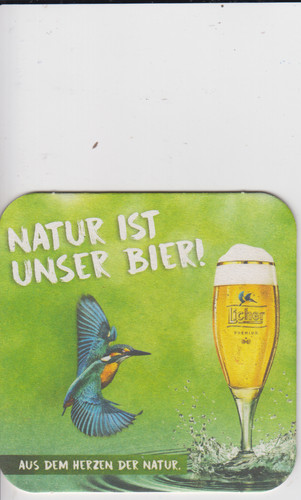 Bierdeckel brauerei licher - brauerei,