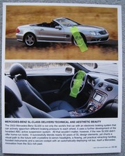 Pressefoto Mercedes SL 500 R230 2003 V8 Roadster photo Foto brochure Prospekt