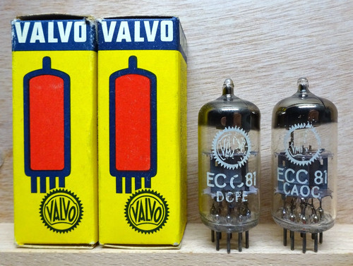 Pair valvo ecc81 - |, über