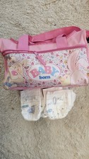 BABY born Wickeltasche für Puppen 36 und 43 cm geeignet mit Zubehör NEU