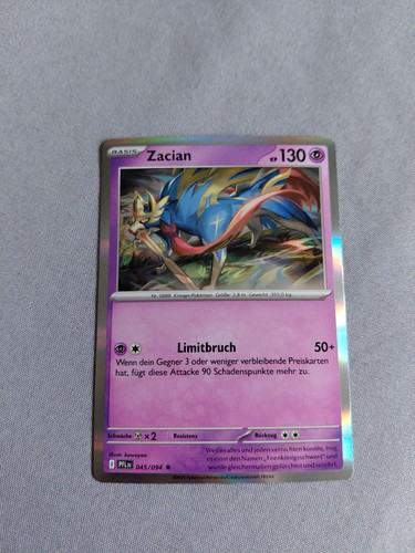 Pokémon karte zacian - karte,